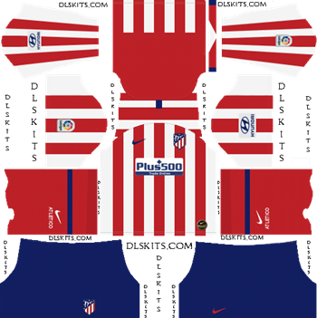 Atletico Madrid Home Kits 2019-20 - DLS 19 Kits - Dream League Soccer Kits URL