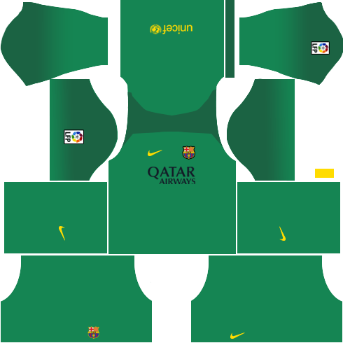 Dream League Soccer Barcelona Kits 2013-2014 URL 512x512 Goalkeeper Home