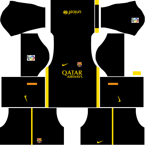 Dream League Soccer Barcelona Kits 2013-2014 Third URL 512x512
