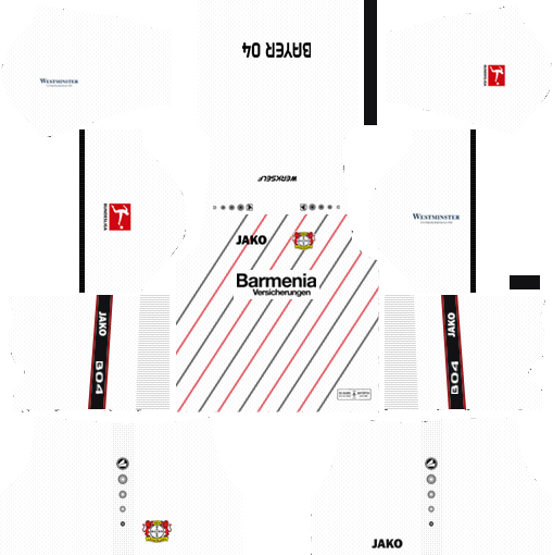 Bayer Leverkusen 2018-19 Away Kit Dream League Soccer Kits URL 512x512