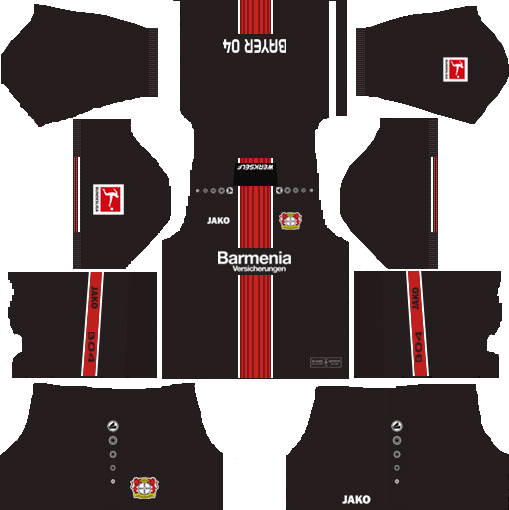 Bayer Leverkusen Home Kit 2018 19 DLS Kits