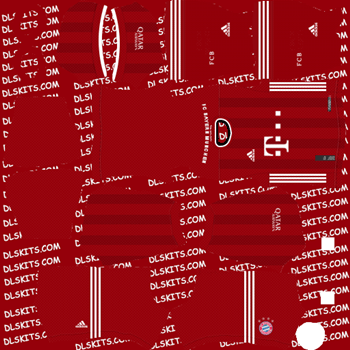 Bayern Munich Home Kit - Dream League Soccer 2020 Kit - DLS 20 Kit