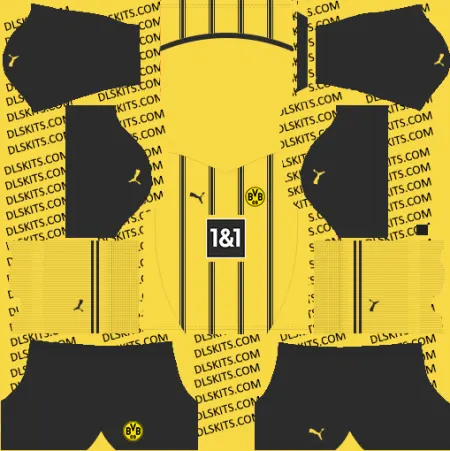 Borussia Dortmund Home Kit 2024