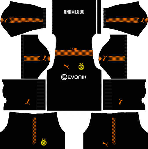 Borussia Dortmund Dream League Soccer Kits 512x512 URL - Goalkeeper Away