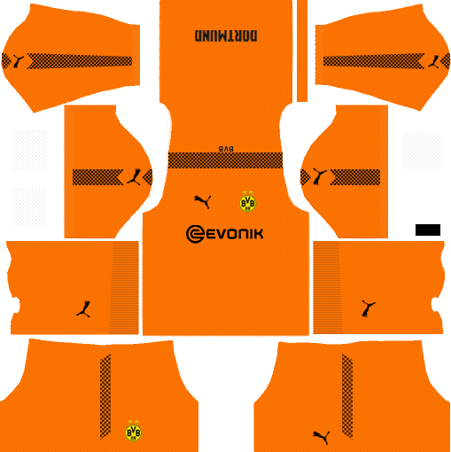 Borussia Dortmund Dream League Soccer Kits 512x512 URL - Goalkeeper Home