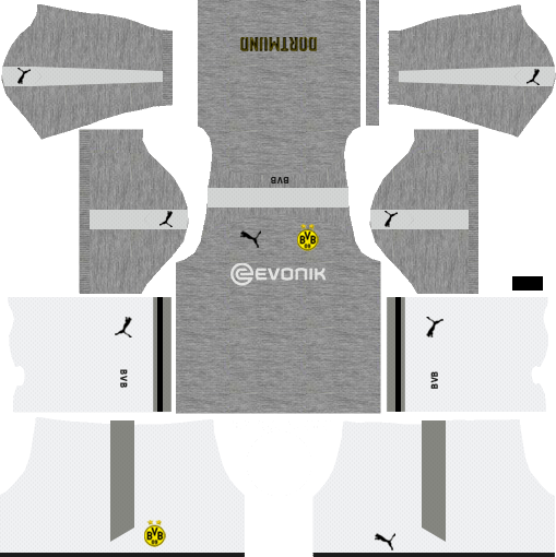 Borussia Dortmund Dream League Soccer Kits 512x512 URL - Third