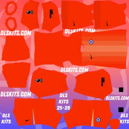 Chelsea FC 2025-26 Goalkeeper Third Dream League Soccer Kits for DLS 25 Premier League