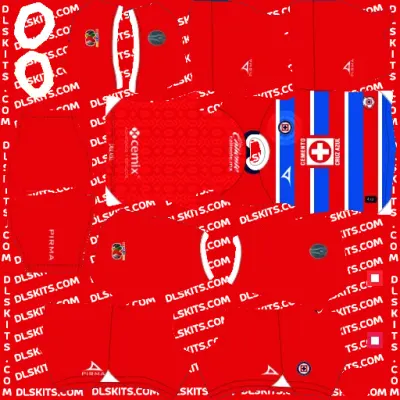 DLS Cruz Azul GK Third Kit 2024 Dream League Soccer