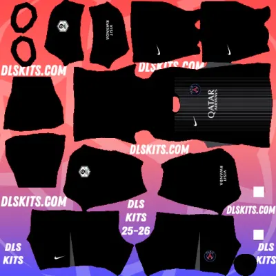 Goalkeeper Home Paris Saint-Germain Dream League Soccer Kit for DLS 25