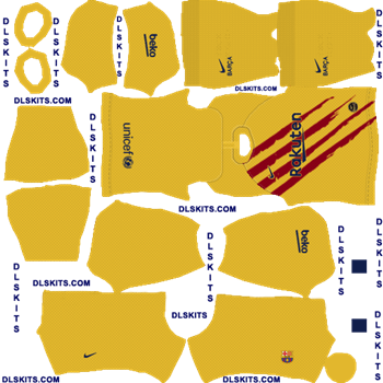 FC Barcelona 2019 Kits for Dream League Soccer 2020 FC Barcelona 2019 FourthDream League Soccer Kits