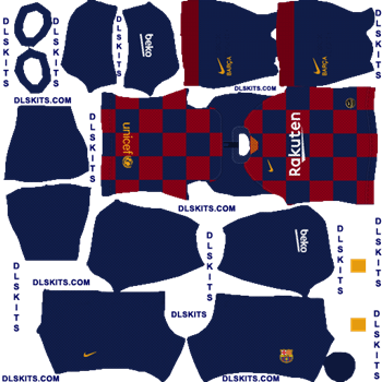 FC Barcelona 2019 Kits for Dream League Soccer 2020 FC Barcelona 2019 Home Dream League Soccer Kits