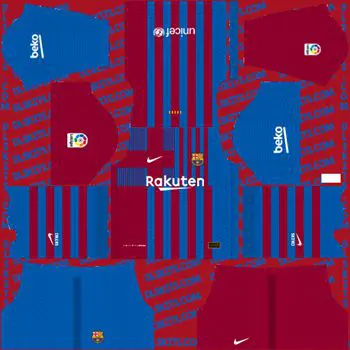 F.C. Barcelona 2021-22 Dream League Soccer Kits for DLS 2019