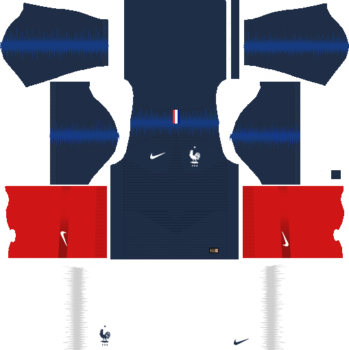FIFA World Cup 2018 Dream League Soccer Kits France 512x512 URL