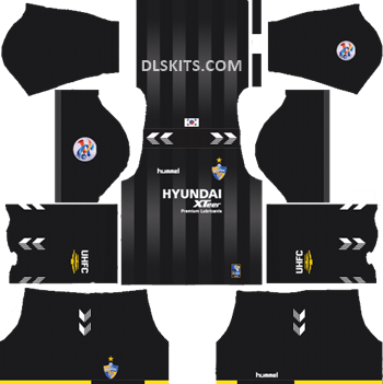 Ulsan Hyundai FC Kit 2019 - Dream League Soccer Kits & Logo Goalkeeper AFC Ulsan Hyundai Away Kit 2019 - DLS Kits - Dream League Soccer Kits URL 512x512