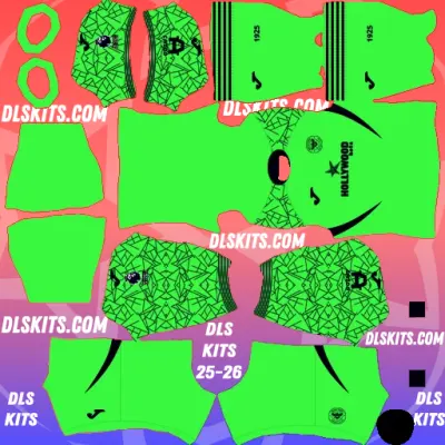Brentford FC 2025-26 Dream League Soccer Kits For DLS 26 Goalkeeper Away Brentford FC 2025-26 Premier League and FA Dream League Soccer Kits