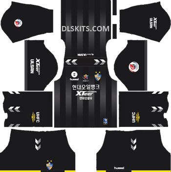 Ulsan Hyundai FC Kit 2019 - Dream League Soccer Kits & Logo Goalkeeper Ulsan Hyundai Home Kit 2019 - DLS Kits - Dream League Soccer Kits URL 512x512