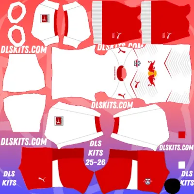 Home RB Leipzig Dream League Soccer Kits 2025-26