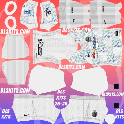 Inter Milan Ninja Turtles Dream League Soccer Kits for DLS 2026 Inter Milan Ninja Turtles Away Kit DLS 2026