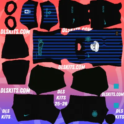 Inter Milan Ninja Turtles Dream League Soccer Kits for DLS 2026 Inter Milan Ninja Turtles Home Kit DLS 2026