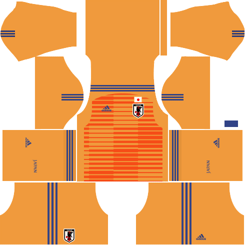 Japan 2018 World Cup Dream League Soccer Kits 512x512 URL - GOALKEEPER