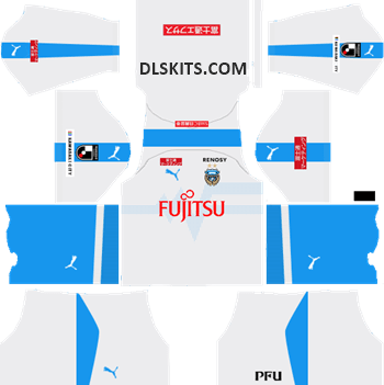 Kawasaki Frontale Away Kit 2019 - DLS Kits - Dream League Soccer Kits URL 512x512