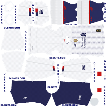 Liverpool FC 2019 Kits for Dream League Soccer 2020 Liverpool FC 2019 Away Dream League Soccer Kits