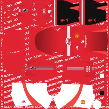 Manchester United 2024-25 Dream League Soccer Kits - DLS Kits URL Manchester United Home Kit 2024 Dream League Soccer