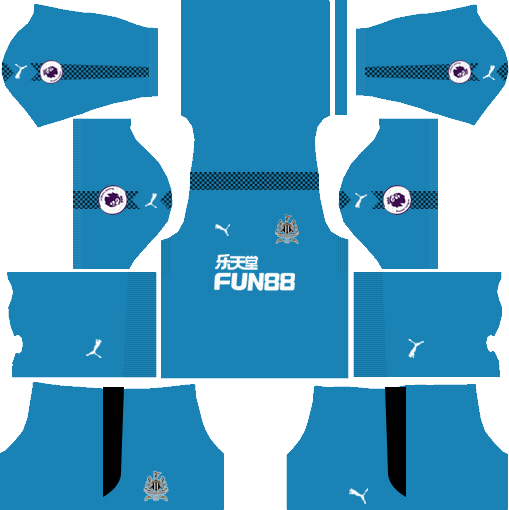 Newcastle United Goalkeeper Dream League Soccer Kits 2017-18 512x512 URL