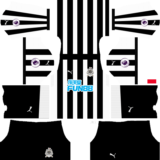 Dream League Soccer Kits Newcastle United 2017-18 512x512 URL