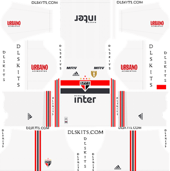 Adidas Sao Paulo FC Kits 2019-2020 - Dream League Soccer Kits Sao Paulo FC Home Kit 2019-20 - DLS 19 Kits - Dream League Soccer Kits