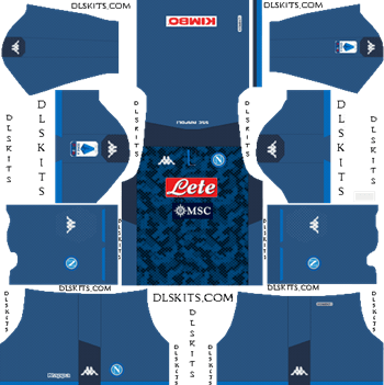 SSC Napoli Goalkeeper Away Kit 2019 Dream League Soccer Kits