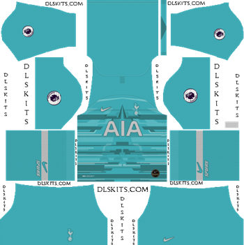 Dream League Soccer Kits Tottenham Hotspur Goalkeeper Home Kit 2019-20