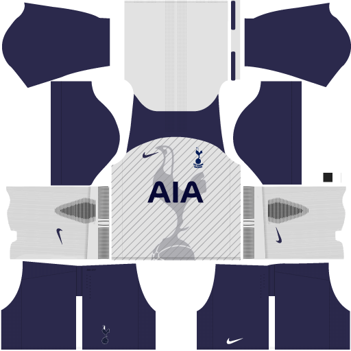 Tottenham Hotspur Dream League Soccer Kits 2017-2018 {DLS Kits and Logo} Tottenham Hotspur Home Dream League Soccer Kits