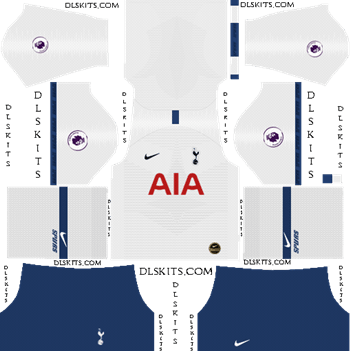Dream League Soccer Kits Tottenham Hotspur Home Kit 2019-20